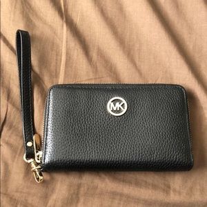 Authentic MK wristlet wallet